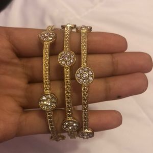 Gold Stackable Bangles